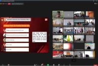 Direktur Jenderal Politik dan Pemerintahan Umum Kemendagri, Bachtiar dalam acara Webinar 