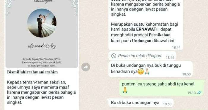 Waspada modus penipuan baru mengunakan link undangan pernikahan. (Foto: Istimewa)