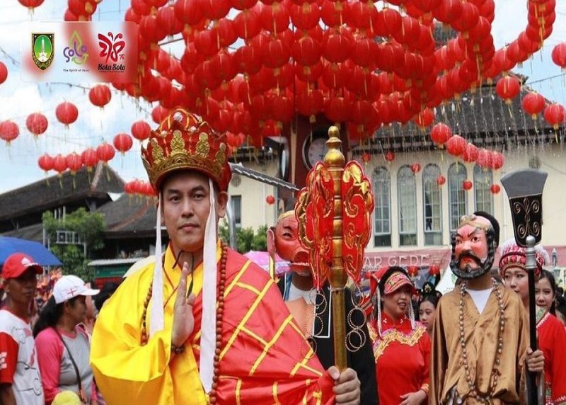 Tradisi Grebeg Sudiro 2023, Minggu (15/1/2023). (Foto: Instagram Pemkot Solo)