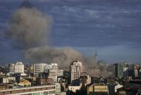 Rusia menggempur Ukraina secara besar-besaran dengan rudal, Sabtu (14/1/23)