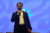 Ketua Komite Pemilihan (KP) Kongres Luar Biasa (KLB) PSSI 2023, Amir Burhanuddin saat memberikan keterangan terkait mekanisme pendaftaran hingga pemilihan calon pengurus PSSI periode 2023-2027 