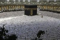 Umat Islam saat melaksanakan ibadah haji (Sumber foto AFP:ABDEL GHANI BASHIR)