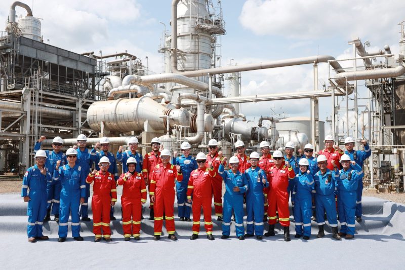 Deputi Keuangan dan Komersialisasi SKK Migas, Kurnia Chairi saat kunjungan kerja dan pengawasan lifting migas di Blok Corridor, yang dikelola Medco E&P Grissik