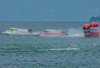 Ajang balap kapal cepat paling bergengsi dunia F1PowerBoat di Destinasi Pariwisata Super Prioritas (DPSP) Danau Toba, Sumatra Utara