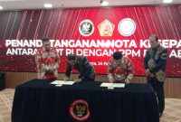 Penandatanganan nota kesepahaman antara BNPT dengan ABPEDNAS