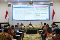 Mendagri, Tito Karnavian, memimpin Rapat Koordinasi (Rakor) Kepala Daerah se-Tanah Papua di Ballroom Hotel Vega, Kota Sorong, Jumat (3/2/2023) (Foto: Kemendagri)