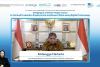 Menteri Koordinator bidang Perekonomian Airlangga Hartarto