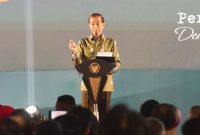 Presiden Jokowi menghadiri Puncak Peringatan HPN 2023, di Deli Serdang, Sumatera Utara, Kamis (09/02/2023)