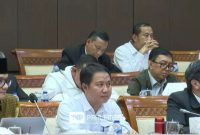 Rapat Komisi VIII dengan Direktorat Jenderal Penyelenggaraan Haji dan Umroh Kementerian Agama, di Ruang Rapat Komisi VIII, Gedung Parlemen Senayan, Selasa (14/2/2023)