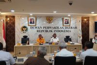 Suasana Rakor PUPR dengan DPD RI di Senayan Jakarta (Foto: Dit Perumahan PUPR)
