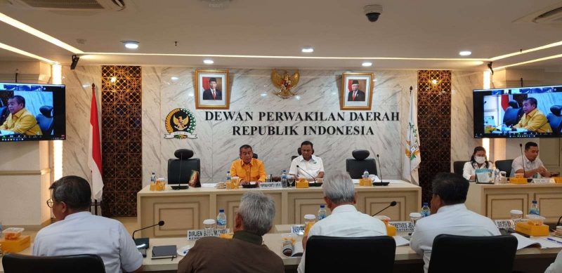 Suasana Rakor PUPR dengan DPD RI di Senayan Jakarta (Foto: Dit Perumahan PUPR)