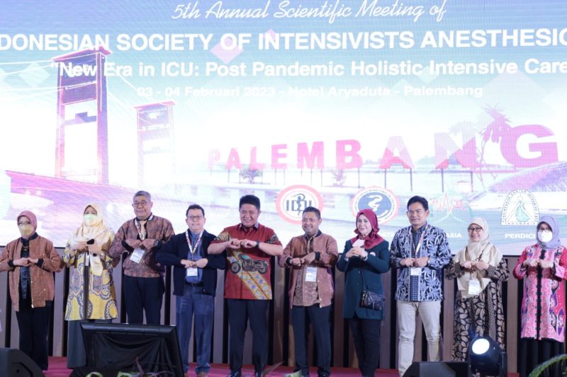 Penyelenggaraan 5th Annual Scientific Meeting of Indonesian Society of Intensivists Anesthesiologist (INASIA) di Hotel Aryaduta, Jumat (3/2) pagi