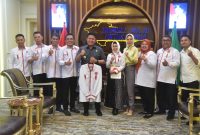 Herman Deru ketika menerima anjangsana pengurus PAPPRI Sumsel di ruang tamu Gubernur, Kamis (2/2/2023)