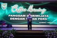 Panglima Kodam [Pangdam] II/Sriwijaya, Mayjen TNI Hilman Hadi SIP MBA MHan menggelar Silaturahmi dan Coffee Morning bersama Insan Pers, bertempat di Gedung Sudirman Makodam II/SWJ, Jalan Jenderal Sudirman KM 2,5 Palembang, Rabu [01/02/2023].