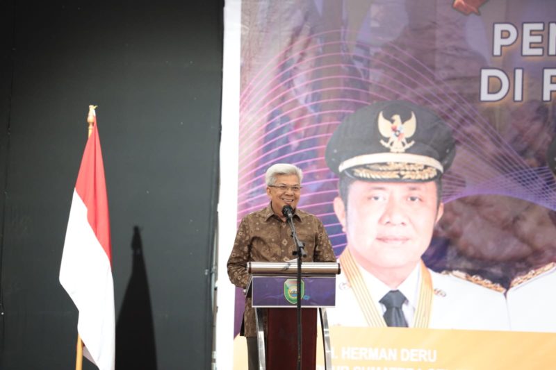 Wakil Gubernur Sumsel H. Mawardi Yahya membuka kegiatan Rapat Koordinasi Pengarahan DIPA Tahun 2023 di Provinsi Sumsel, diselenggarakan di Hotel Wyndham, Senin (6/2) malam