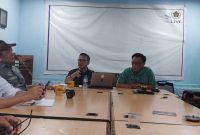 Peluncuran Pusat Program Pendidikan Jurnalistik (P3J), Jumat (03/2/203) sore di Sekretariat PWI Sumsel, Jalan Supeno No 11 Palembang