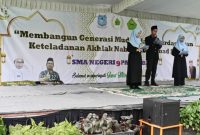 Peringatan Isra Mi'raj di SMAN 9 Palembang, Rabu (22/9/2023)