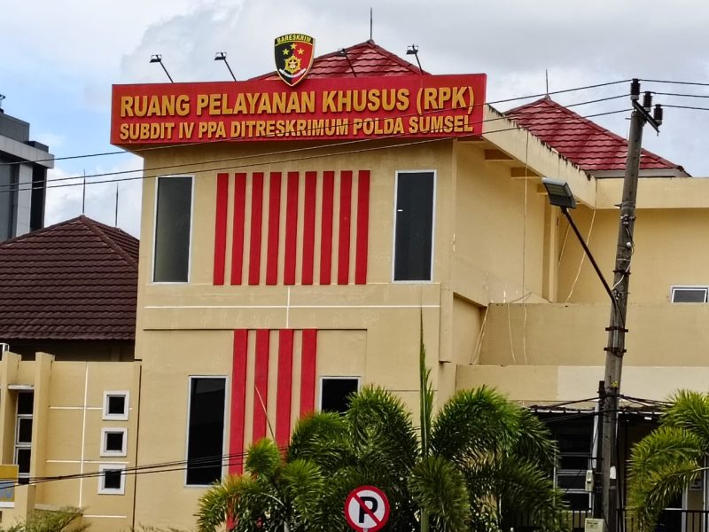 Gedung RPK Subdit IV PPA Ditreskrimum Polda Sumsel