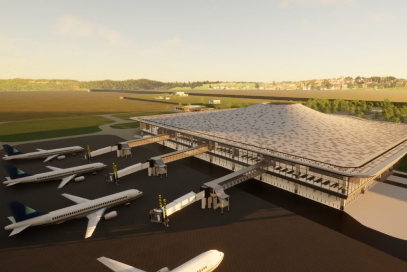 Proyek bandara Dhoho di Kediri Jawa Timur (Foto: Wika Gedung)