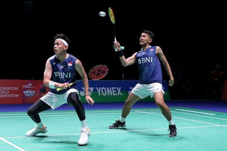 Pasangan ganda putra Indonesia, Fajar Alfian/Muhammad Rian Ardianto (Foto: PBSI)