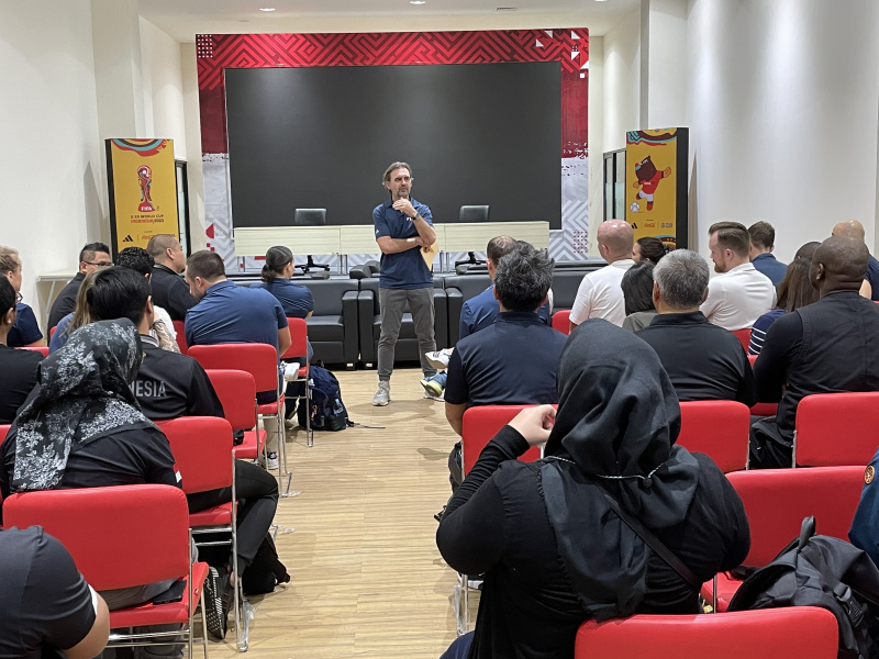 FIFA saat melakukan kunjungan inspeksi ke enam kota di Indonesia sebagai tuan rumah Piala Dunia U-20 2023 