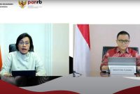 Menteri Keuangan Sri Mulyani Indrawati dan MenPANRB Abdullah Azwar Anas 