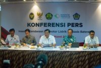 Konferensi Pers Insentif Kendaraan Bermotor Listrik Berbasis Baterai di Jakarta, Senin (6/3)