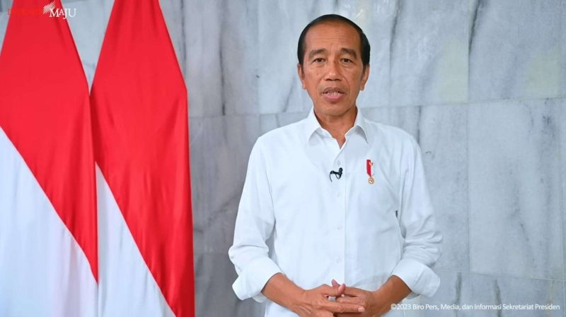 Presiden Joko Widodo memberikan keterangan pers dari Maros, Sulawesi Selatan, Kamis (30/3/2023) terkait pembatalan tuan rumah Indonesia di Piala Dunia U-20