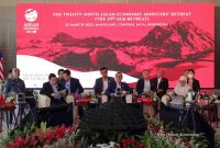  pertemuan ASEAN Economic Ministers (AEM) Retreat ke-29, Rabu (22/3) di Magelang, Jawa Tengah.
