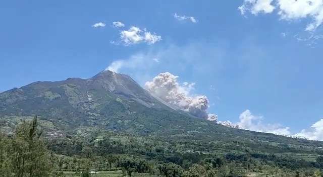 Erupsi Merapi. (Foto: BPPTKG)