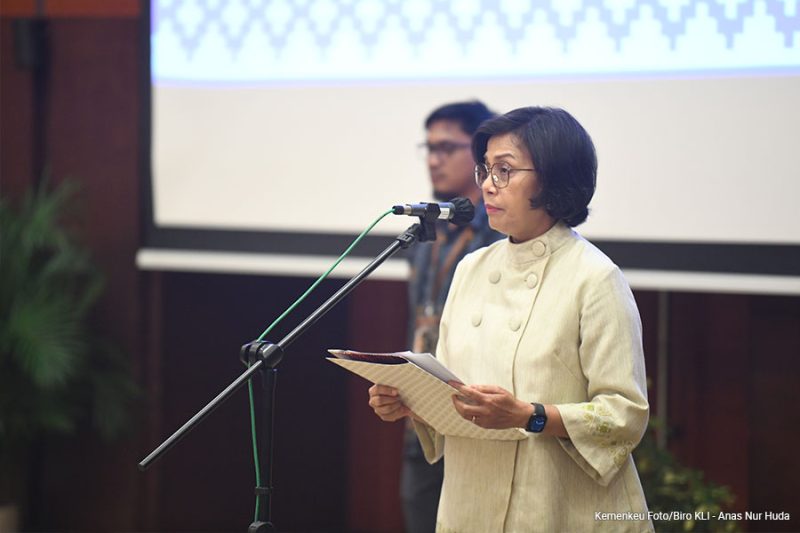 Menteri Keuangan (Menkeu) Sri Mulyani Indrawati 