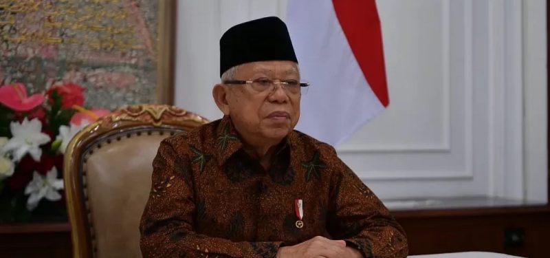 Wakil Presiden RI Ma’ruf Amin saat konferensi pers, Selasa (14/03/2023) usai menyelesaikan pelaporan SPT Tahunan 2022 miliknya melalui e-filling di Kediaman Resmi Wapres, Jalan Diponegoro Nomor 2, Jakarta