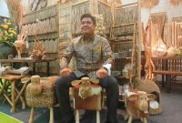 Direktur Jenderal Industri Agro Kemenperin, Putu Juli Ardika pada pembukaan Jogja International Furniture and Craft Fair Indonesia (JIFFINA) 2023 di Yogyakarta, Sabtu (11/3)