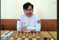 Grand Master (GM) Novendra Priasmoro berhasil menjuarai turnamen Grandmaster SixDays di Budapest, Hungaria, 24-29 Maret 2023. (Foto: PB Percasi)