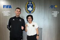 Salah satu perwakilan dari FIFA Simon Toselli (FIFA Women’s Football Expert) yang mengunjungi PSSI, Senin (13/3/2023)