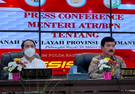 Menteri Agraria dan Tata Ruang/Kepala Badan Pertanahan Nasional (ATR/BPN) Hadi Tjahjanto