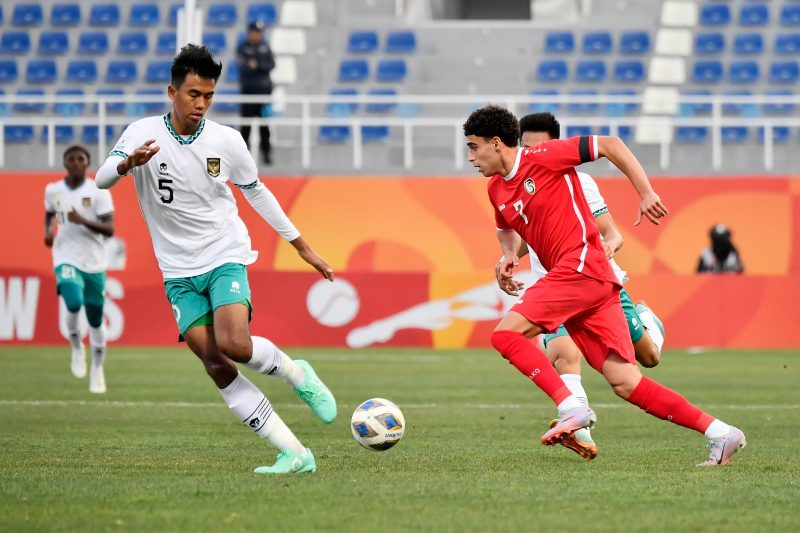Tim U-20 Indonesia sukses mengalahkan Suriah dengan skor 1-0 pada laga kedua Grup A Piala AFC U-20 2023 di Stadion Lokomotiv, Tashkent, Sabtu (4/3)