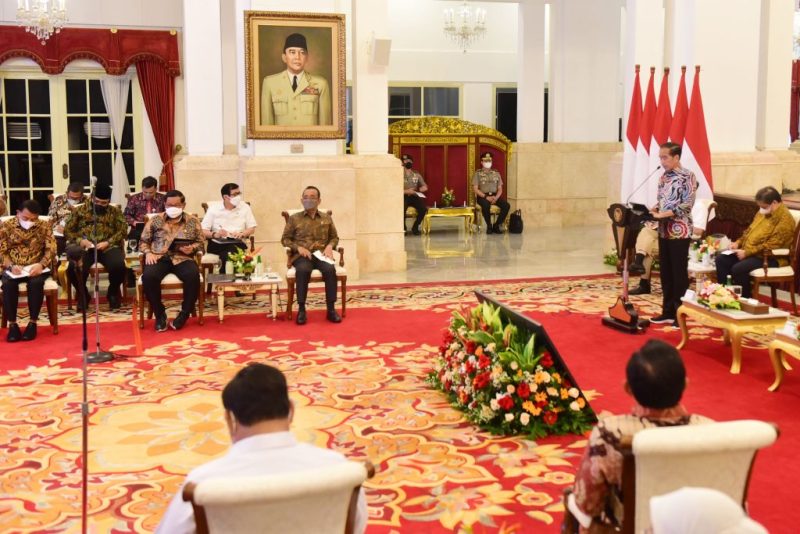 Presiden Jokowi memimpin SKP, di Istana Negara, Kamis (02/03/2023) siang. (Foto: Humas Setkab)