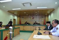 Sidang Penanganan Dugaaan Pelangaran Administrasi Pemilu 2024 dengan Laporan Nomor: 001/LP/ADM/BWSL/00.00/III/2023 di Gedung Bawaslu, Senin (20/3/2023)