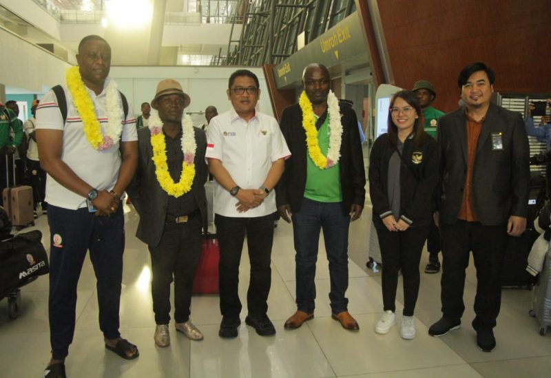 Tim Burundi mendarat di Bandara Soekarno-Hatta