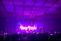 Band rock Deep Purple saat konser World Tour 2023 di Eduotorium UMS Solo, Sabtu (11/3/2023) malam