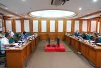 Menteri Lingkungan Hidup dan Kehutanan (LHK) Siti Nurbaya melakukan pertemuan dengan Duta Besar Norwegia untuk Indonesia, Rut Kruger Giverin di Jakarta, Senin (13/3)