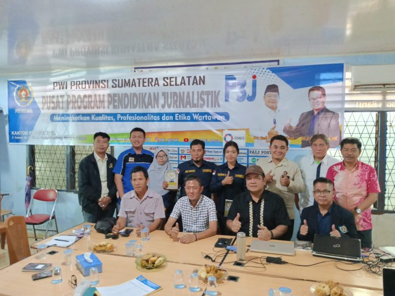 Program Pusat Pendidikan Jurnalis [P3J] Gelombang Pertama, Rabu (15/3/2023) di sekretariat PWI Sumsel