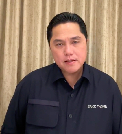 Menteri BUMN Erick Thohir (foto: tangkapan layar twitter @erickthohir)