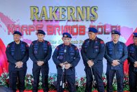 Kapolri Jenderal Listyo Sigit Prabowo membuka Rapat Kerja Teknis Korps Brigade Mobile [Rakernis Korbrimob] Polri di Gedung Akpol, Semarang, Jawa Tengah [Jateng], Senin, [13/3/2023].