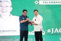 Gubernur Sumsel H Herman Deru saat menghadiri Rakor Pengawasan Bidang Ketahanan Pangan se-Sumsel dengan teman bertemakan