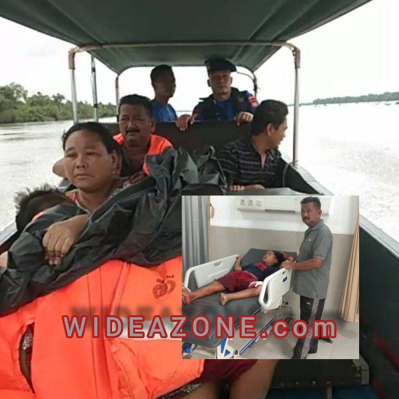 Gerak cepat 'Ambulance Apung Dulur Kito' Pangkalan Sandar Upang Ditpolairud Polda Sumsel mengevakuasi bocah yang mengalami kecelakaan [laka] tunggal pada Rabu 29 Maret 2023, sekitar pukul 10:45 WIB