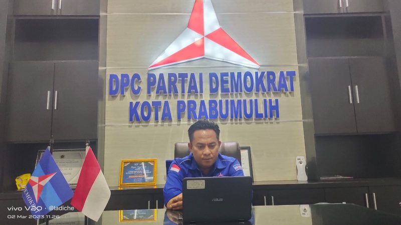 Ketua DPC Demokrat Prabumulih, Deni Victoria SH MSi,