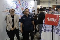Menteri Perdagangan, Zulkifli Hasan mengunjungi pameran JakCloth Ramadan 2023 