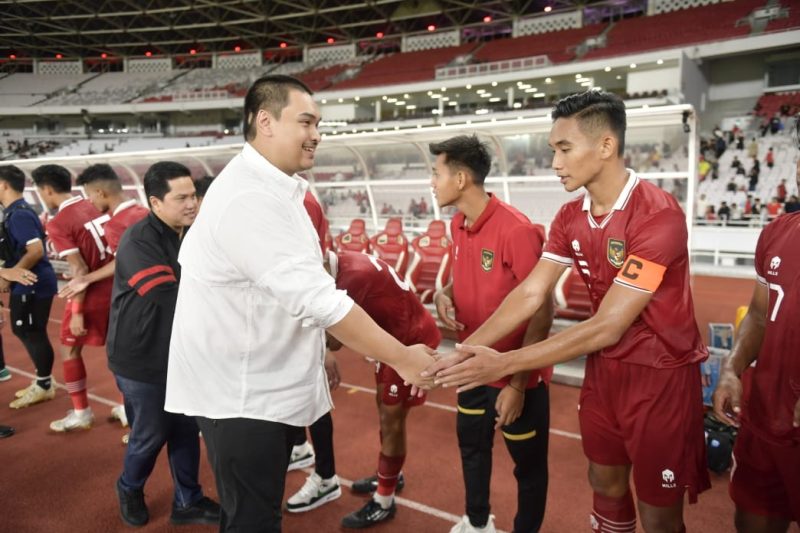 Menteri Pemuda dan Olahraga Republik Indonesia (Menpora RI) Dito Ariotedjo optimis Timnas Indonesia U-22 akan sukses meraih prestasi terbaik di ajang SEA Games 2023 Kamboja nanti 